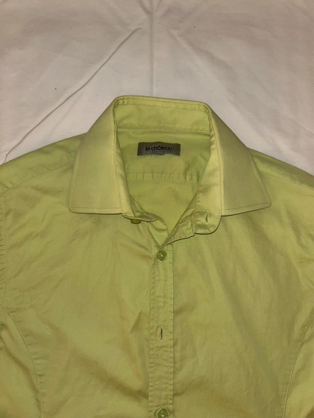 Le Château Long Sleeve Dress Shirt - Light Green - photo 2