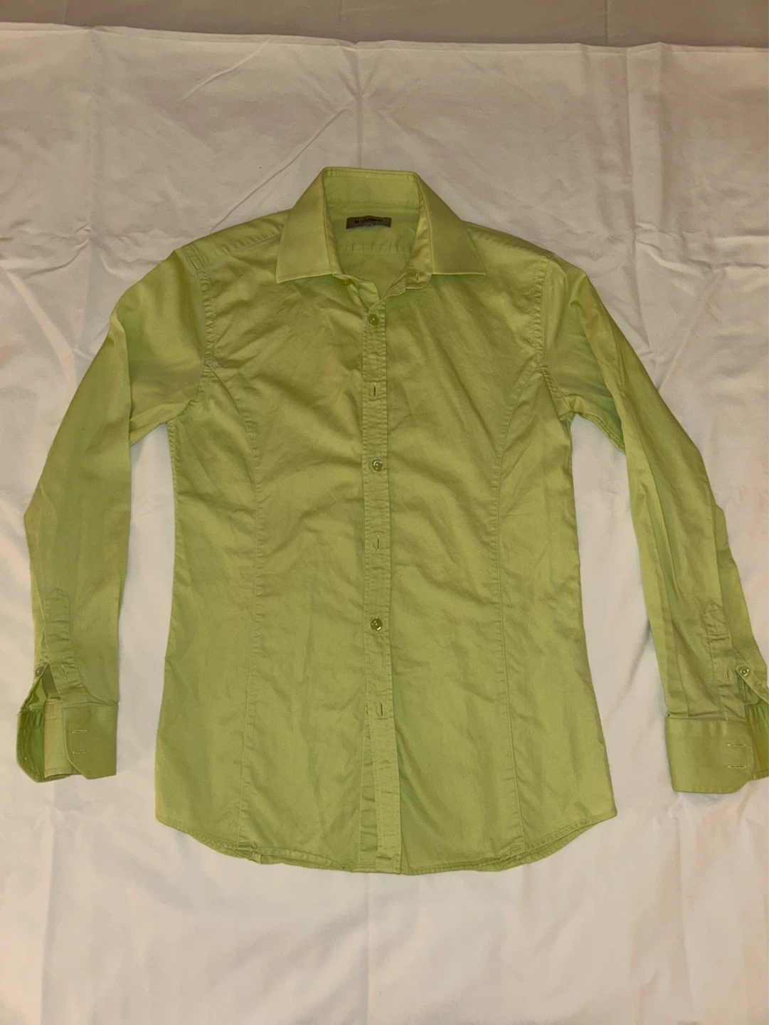 Le Château Long Sleeve Dress Shirt - Light Green