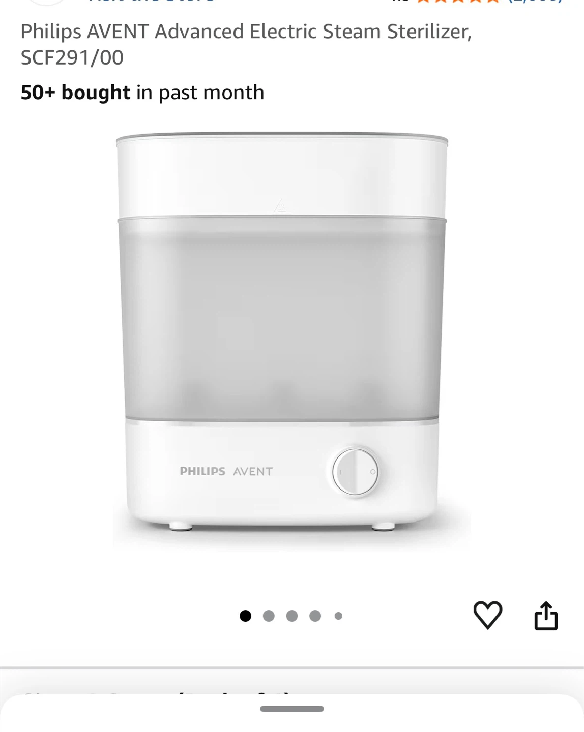 Philips Avent Electric Steam Sterilizer