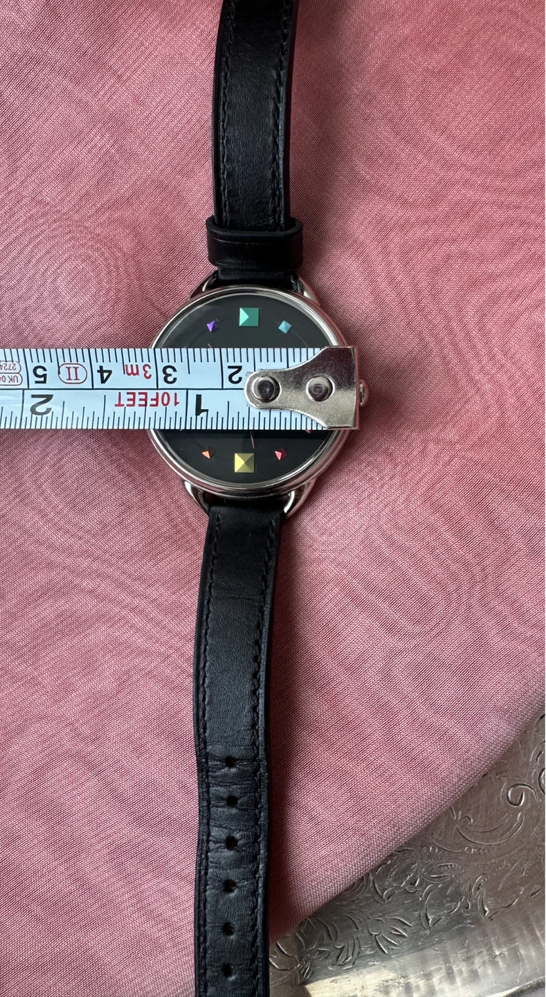 Marc Jacobs Betty Black Leather Watch with Multi-Coloured Studs - photo 5
