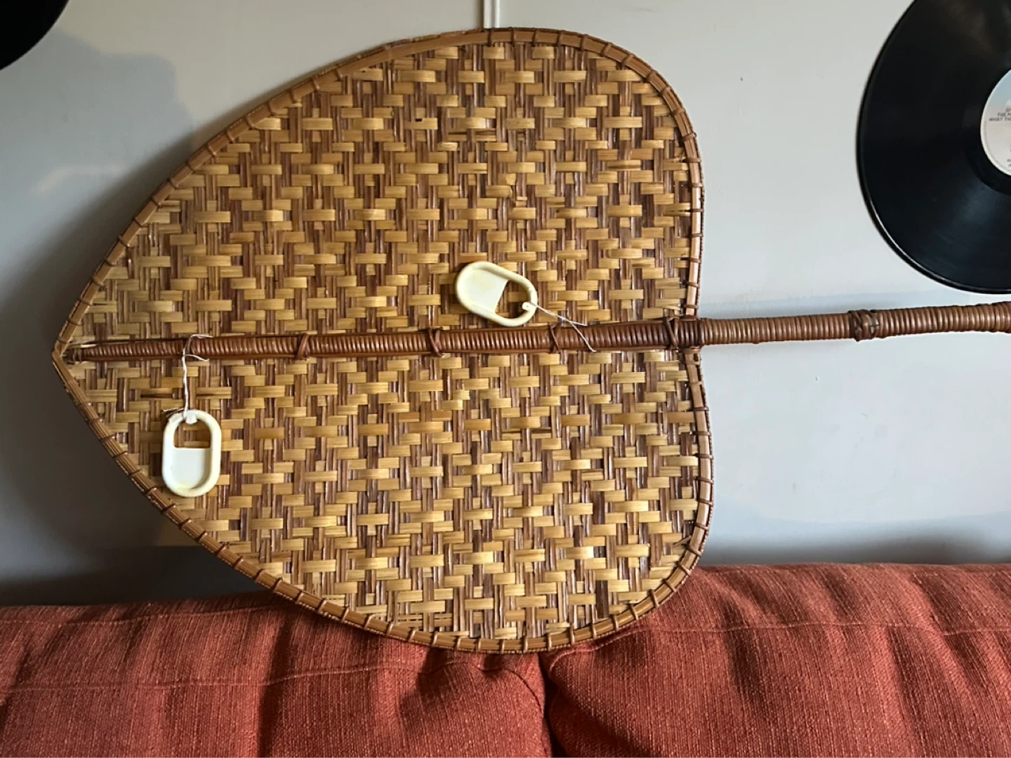 traditional hand-woven bamboo fan - photo 4