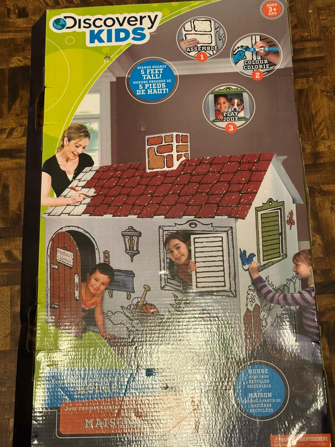 Discovery Kids Eco-Friendly Colour and Play House - photo 4