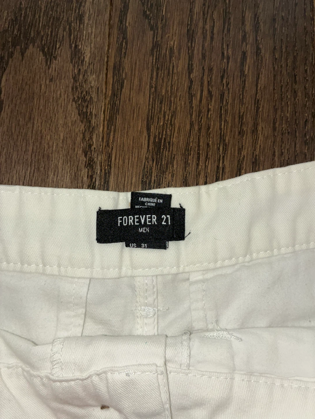 White Forever 21 Men's Shorts Size 31 - photo 2