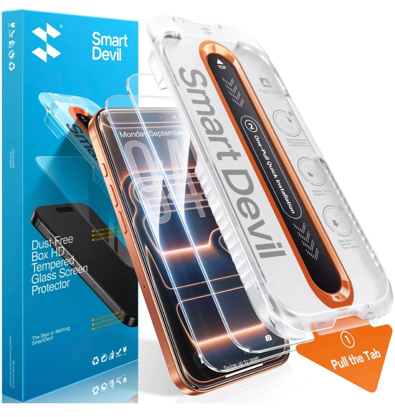 Smartdevil Dust Free Box Tempered Glass Screen Protector 17 Max - photo 5