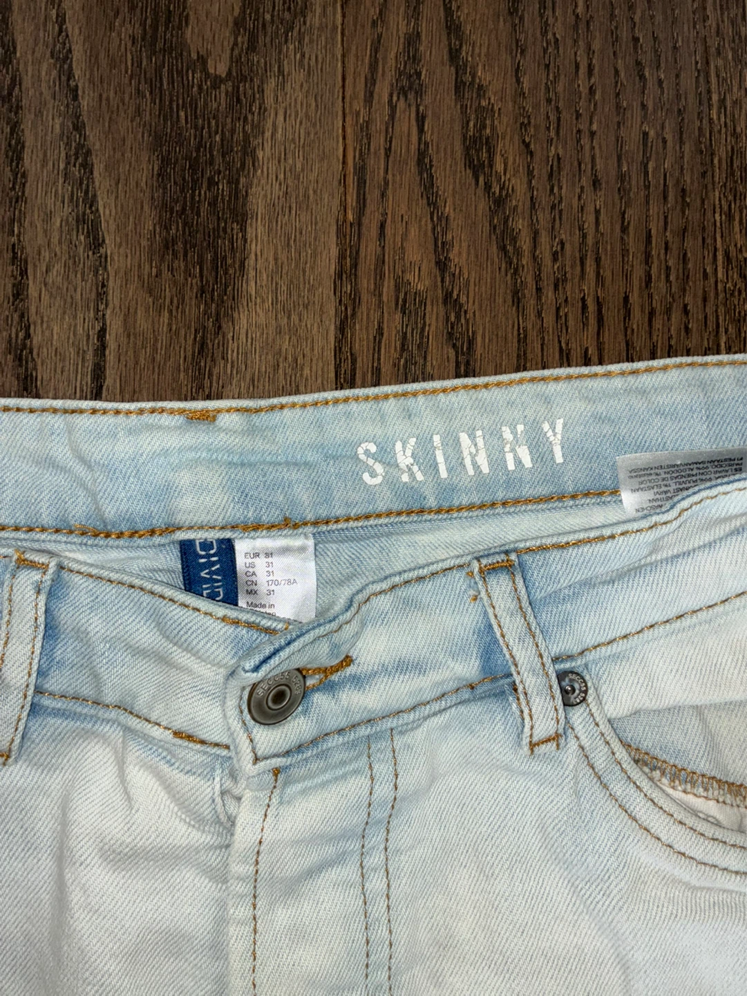 H&M Skinny Jeans Light Wash - photo 2