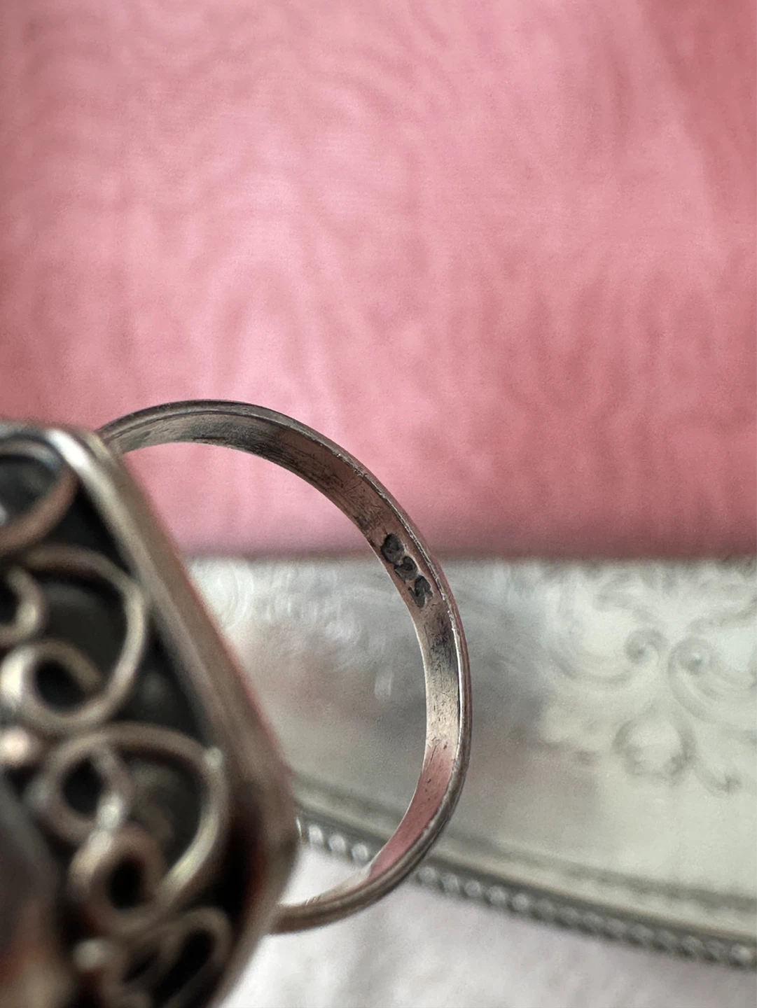 Sterling Silver Ring with Natural Prehnite Gem - photo 5