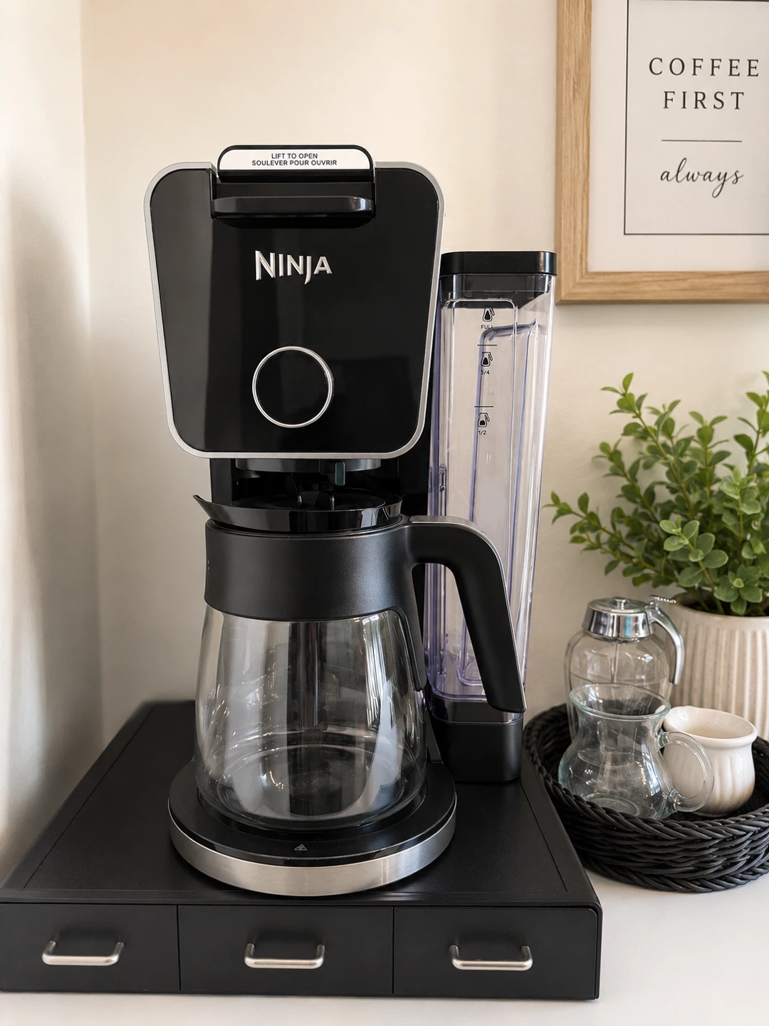 Ninja Coffee Maker with Glass Carafe