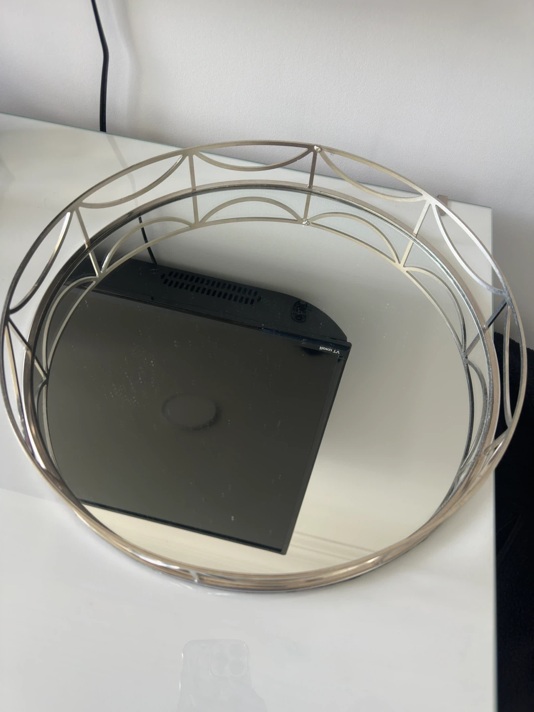 Silver Mirrored Tray