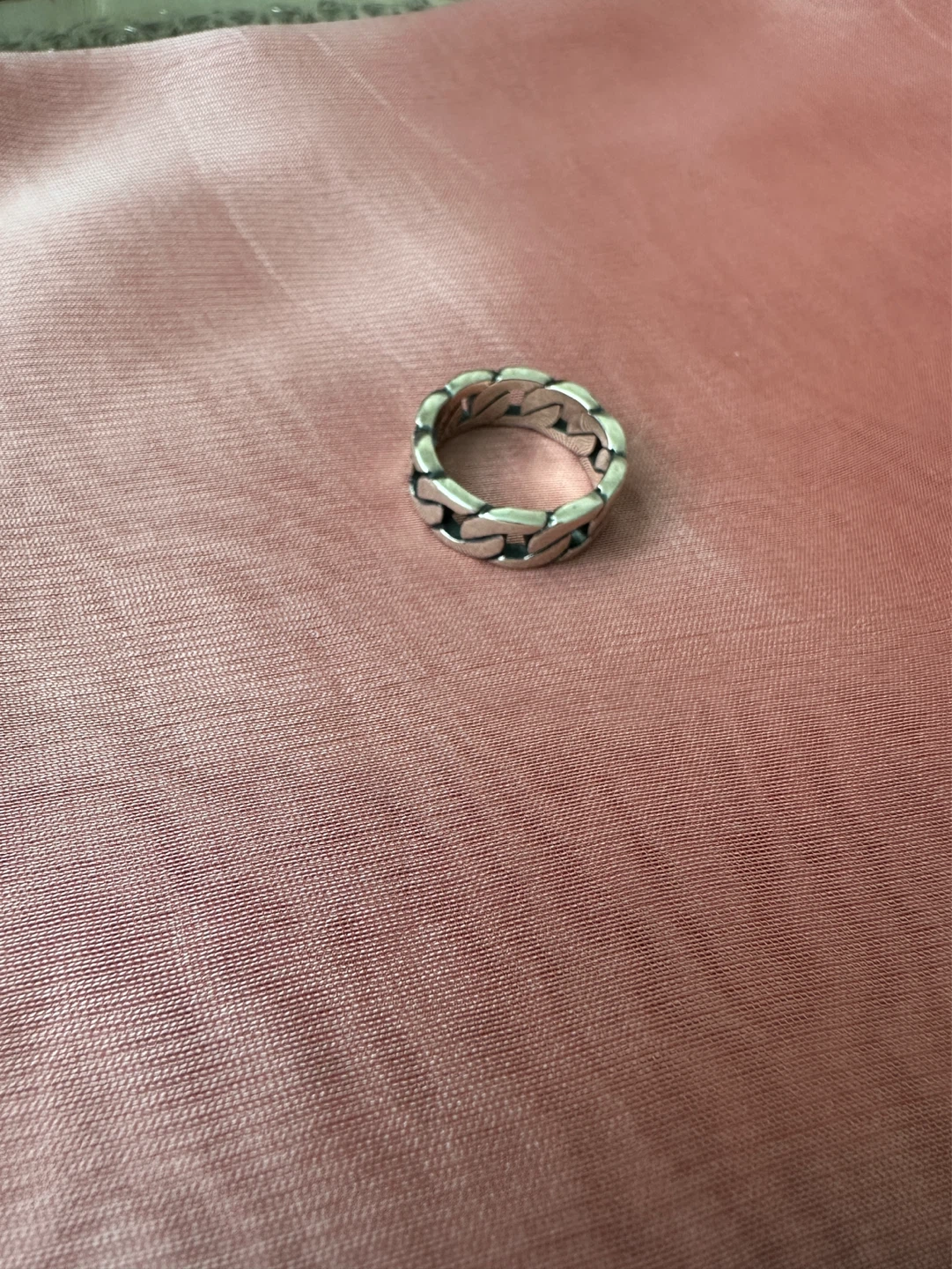 925 Silver Chain Link Ring - photo 4