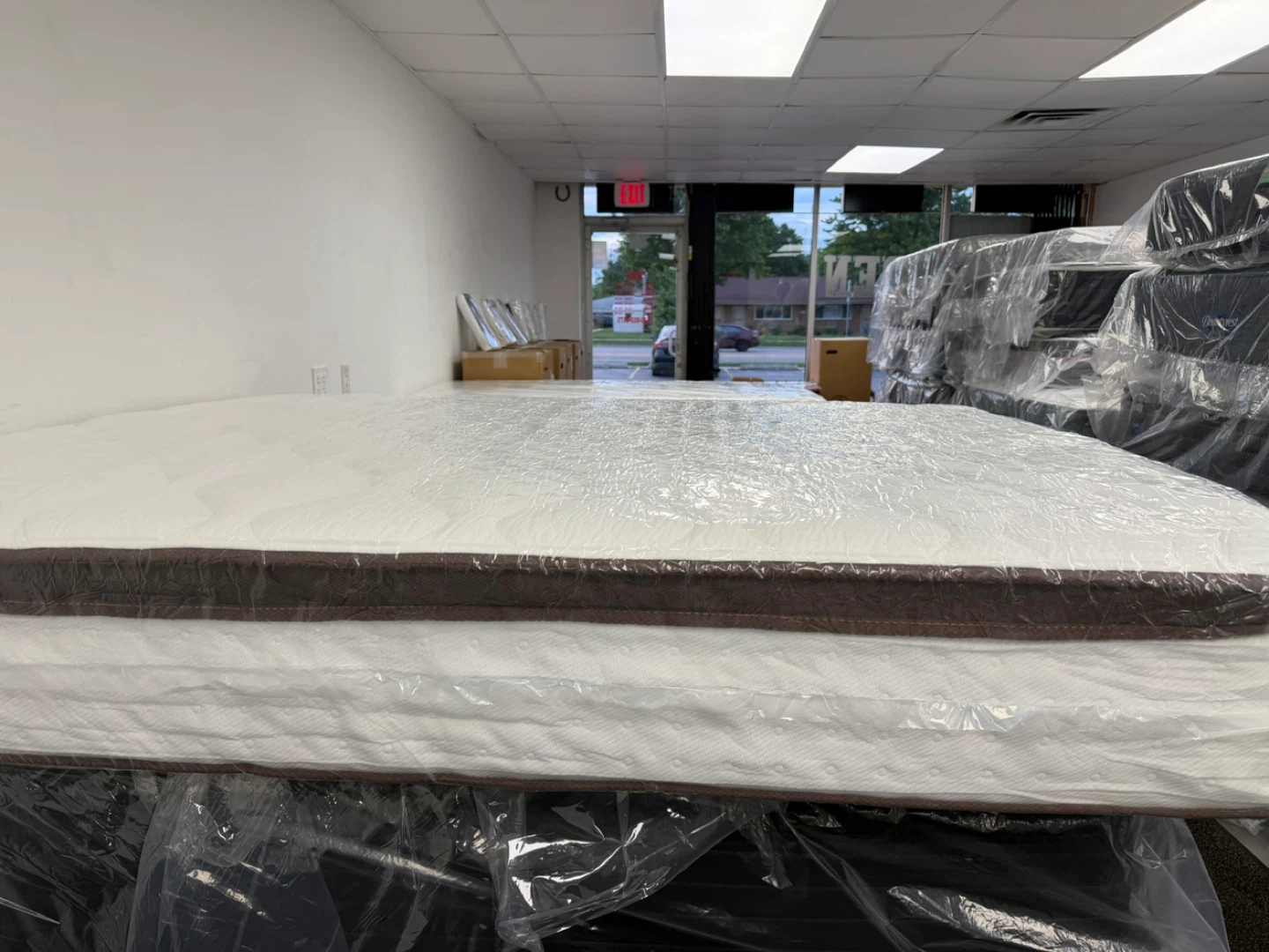 Mattress queen enrollado
