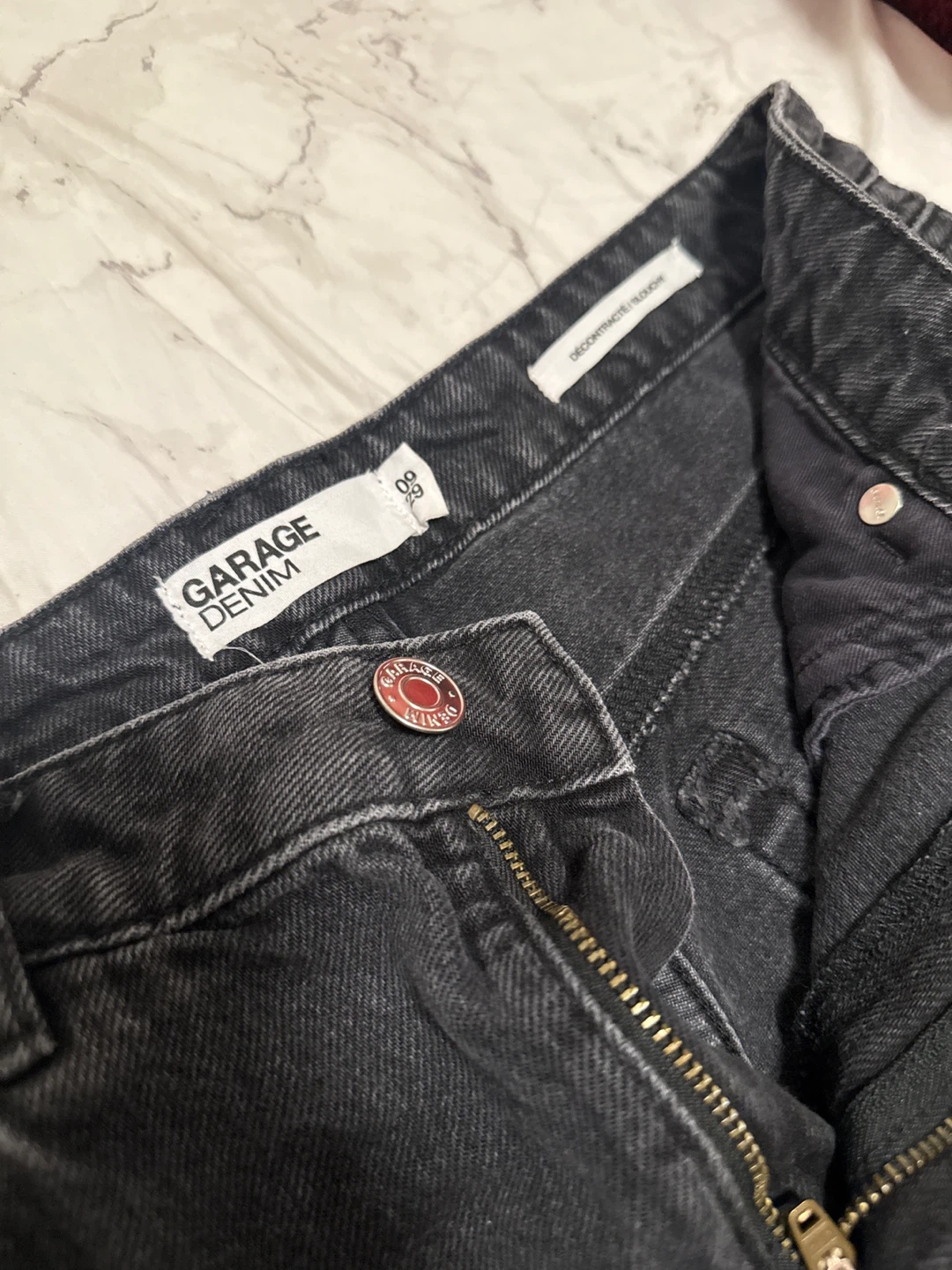 GARAGE DENIM Women's Black Loose Fit Jeans - photo 2