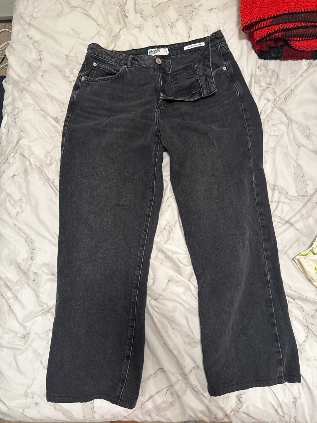GARAGE DENIM Women's Black Loose Fit Jeans