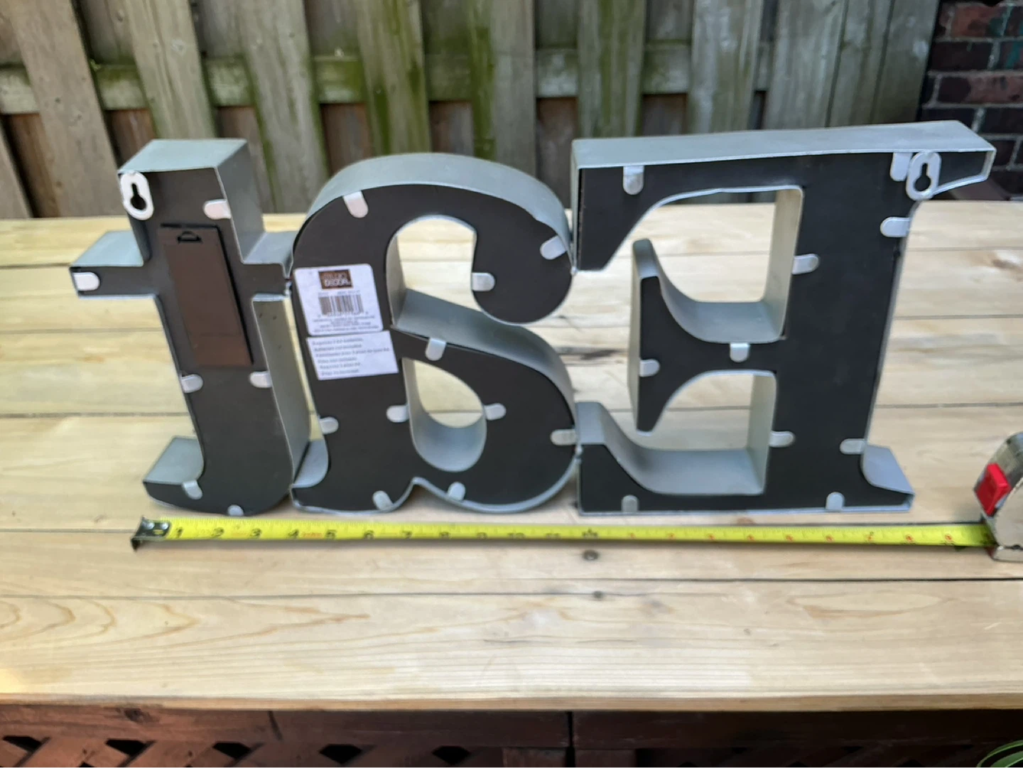 Vintage Marquee "EAT" Light up Sign Needs 2 Double AA Batteries - photo 5