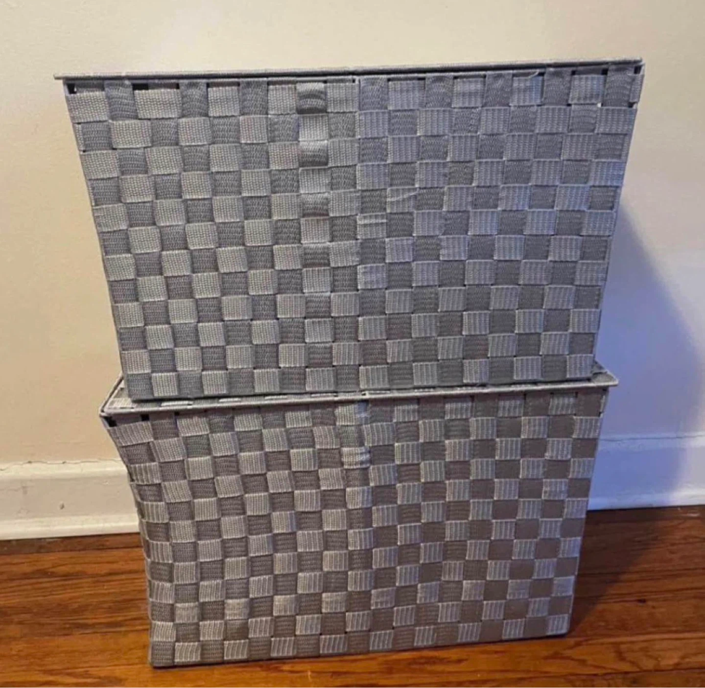 2 Woven Storage Baskets $10 - photo 4
