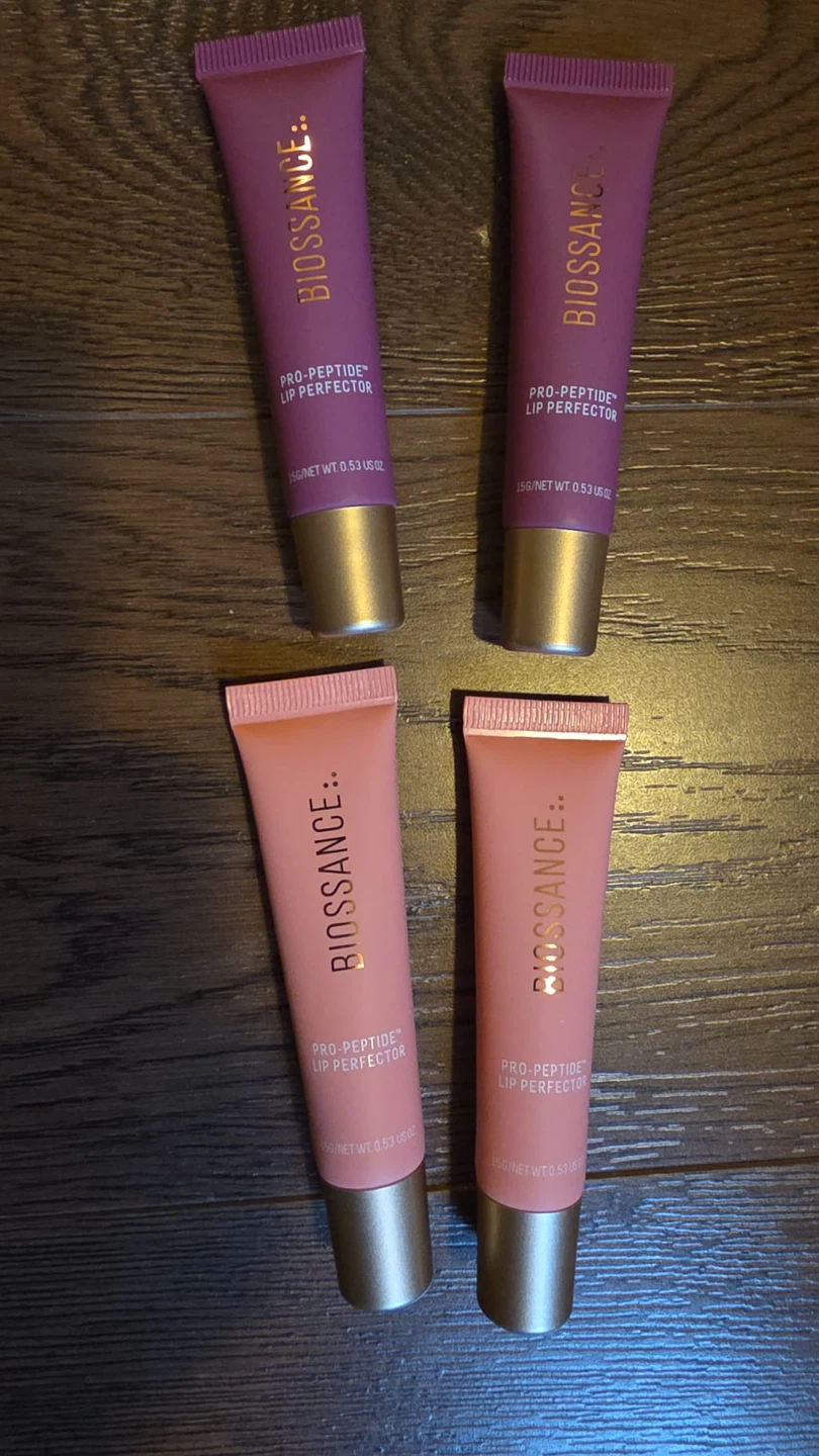 Biossance Pro-Peptide Lip Perfector - Blush Quartz & Supernova