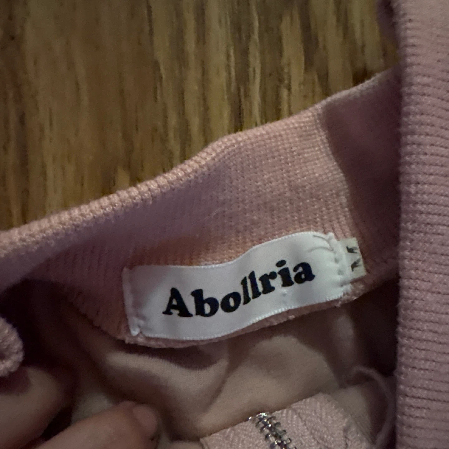 Abollria Pink Velour Tracksuit Set - Size M - photo 2