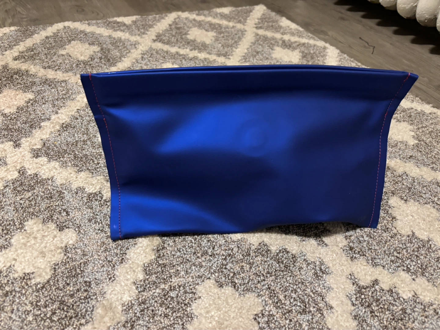 Blue Clutch or Cosmetic Bag