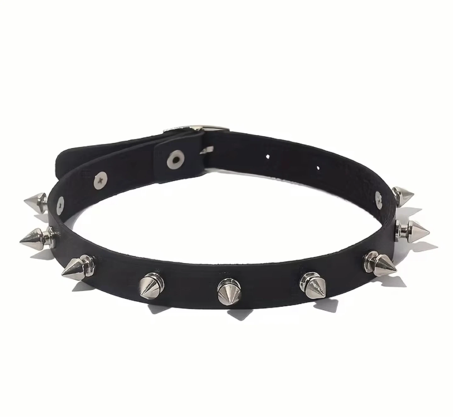 Spiked Choker Necklace - photo 2