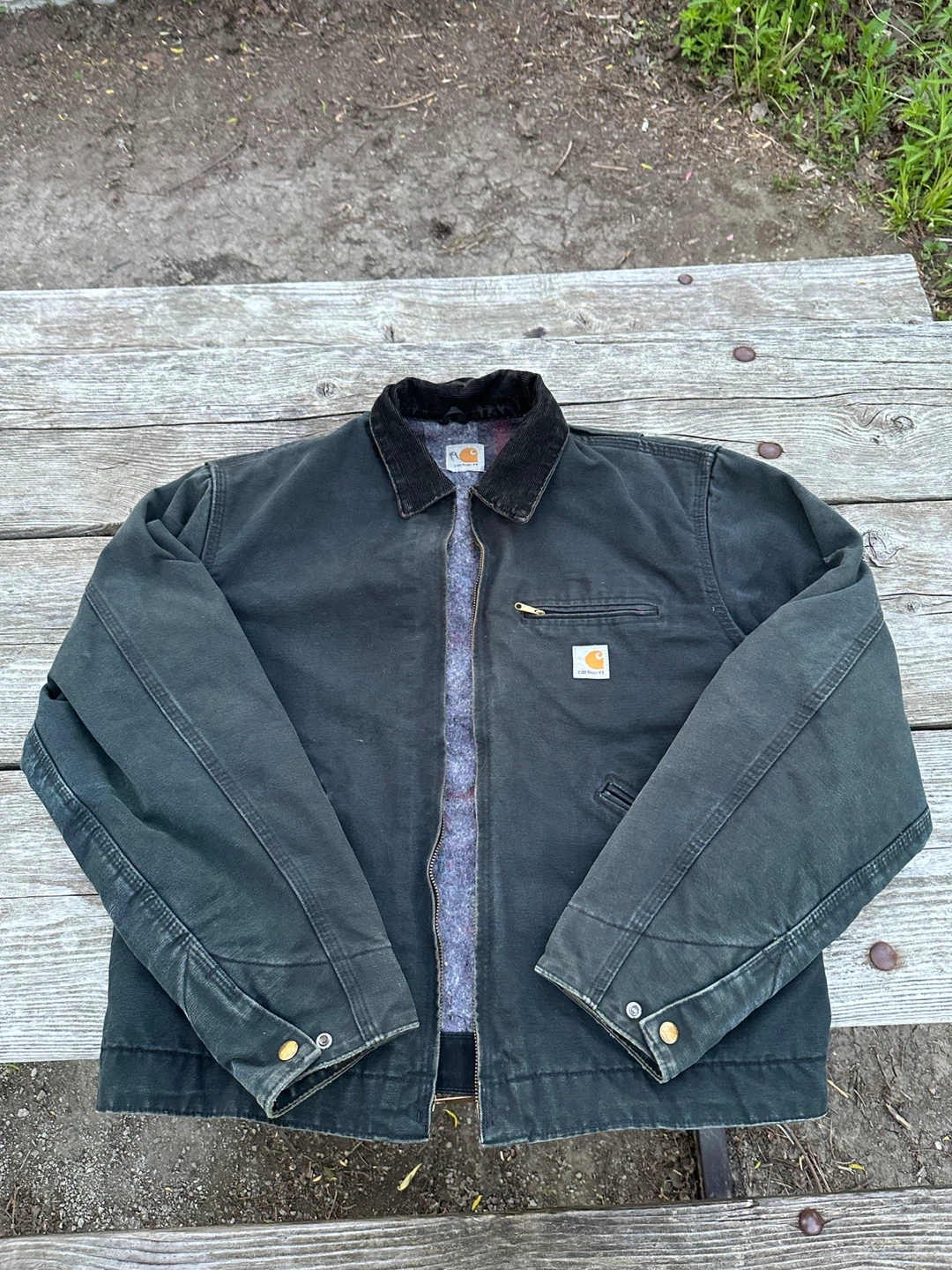 Carhartt Blanket-Lined Firm Duck Chore Coat