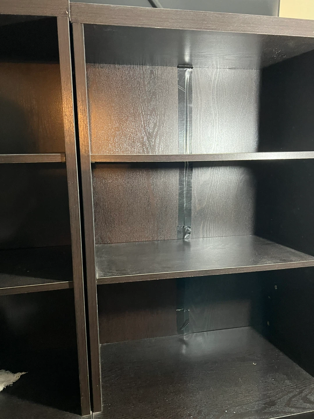 Dark Brown Cabinet with Drawers