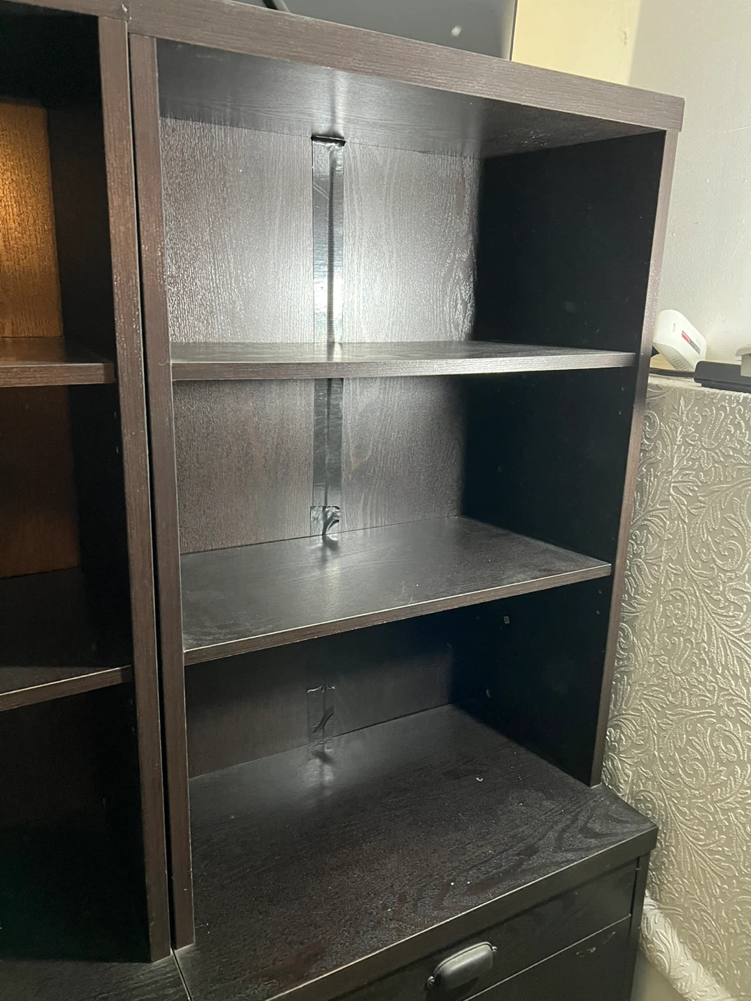Dark Brown Cabinet with Drawers - photo 5