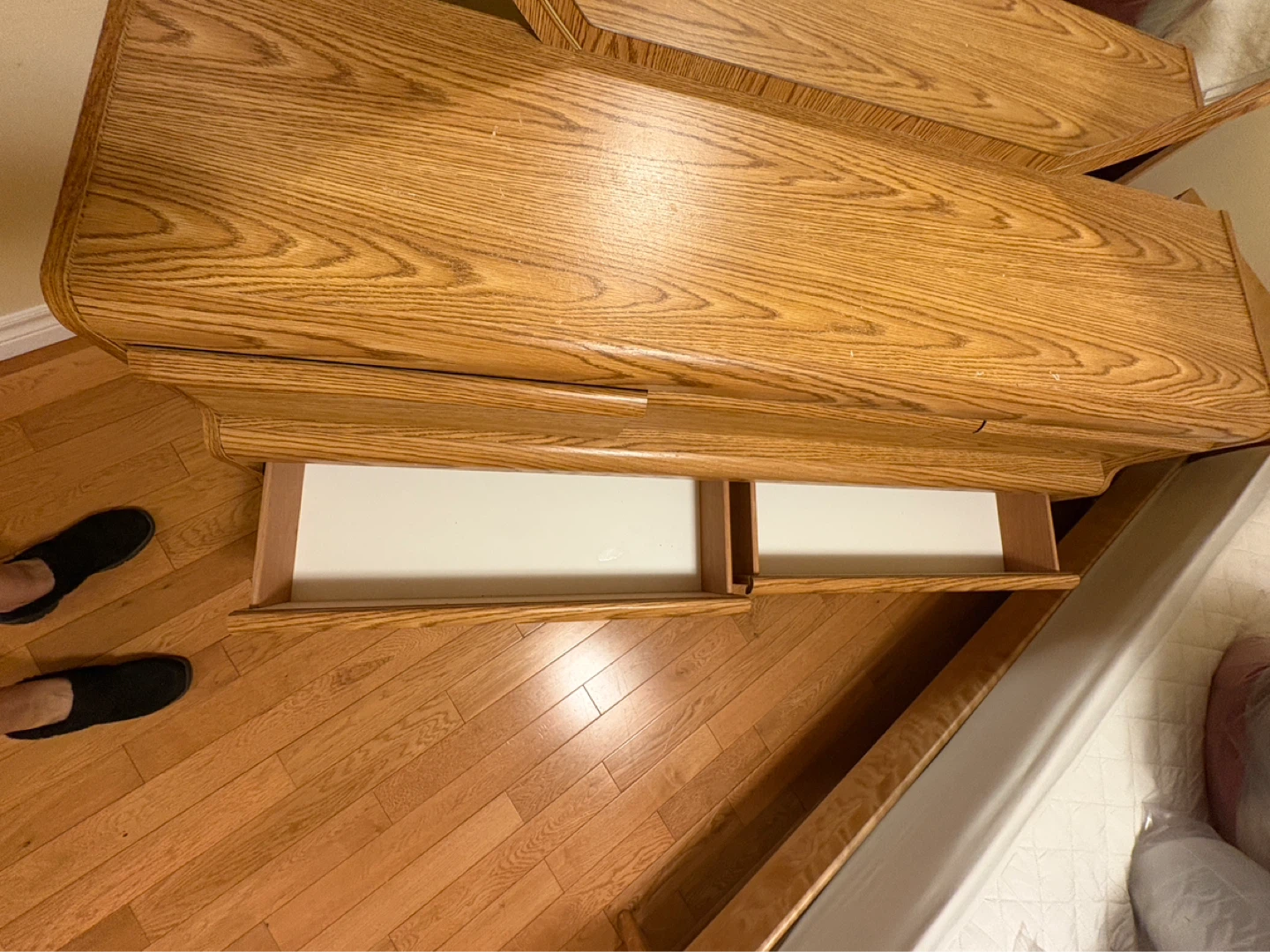 Wooden Dresser with Mirror - photo 4