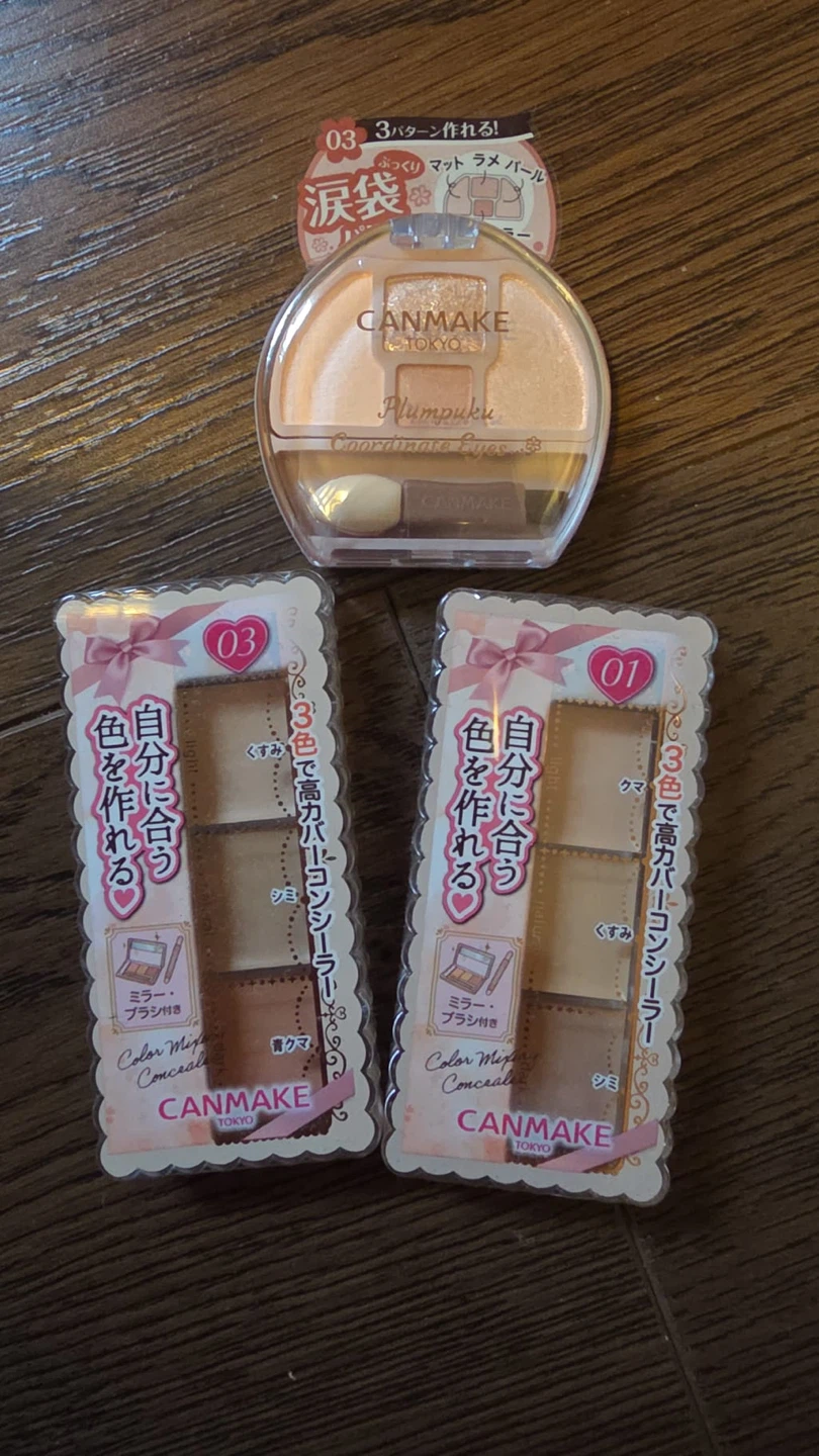 CANMAKE Tokyo Color Mix Concealer - Shades 01 & 03