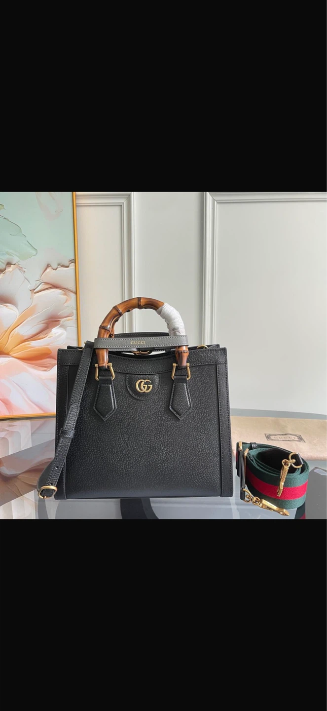 Gucci Diana Medium Tote Bag - Black Leather - photo 4