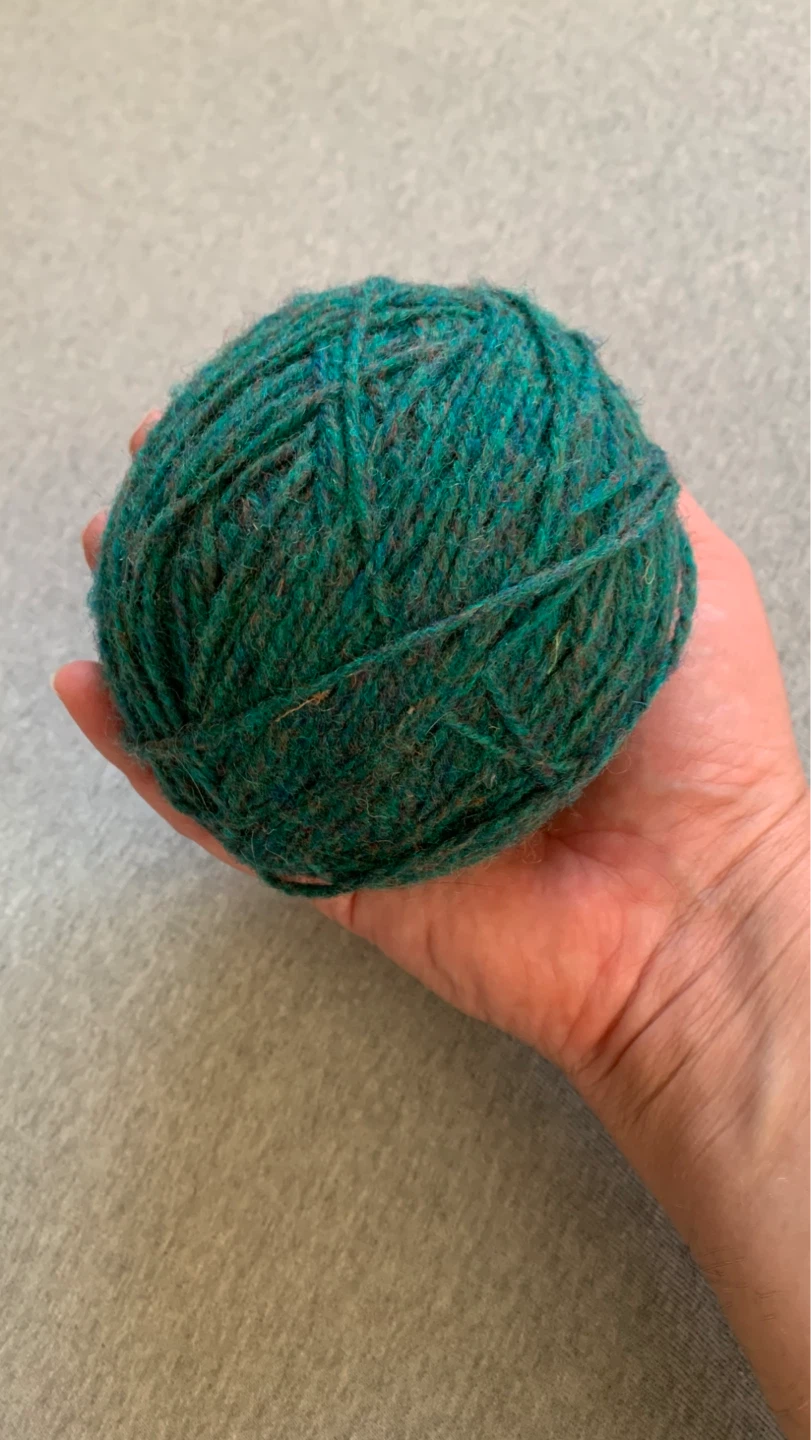 Teal Yarn Ball - photo 2