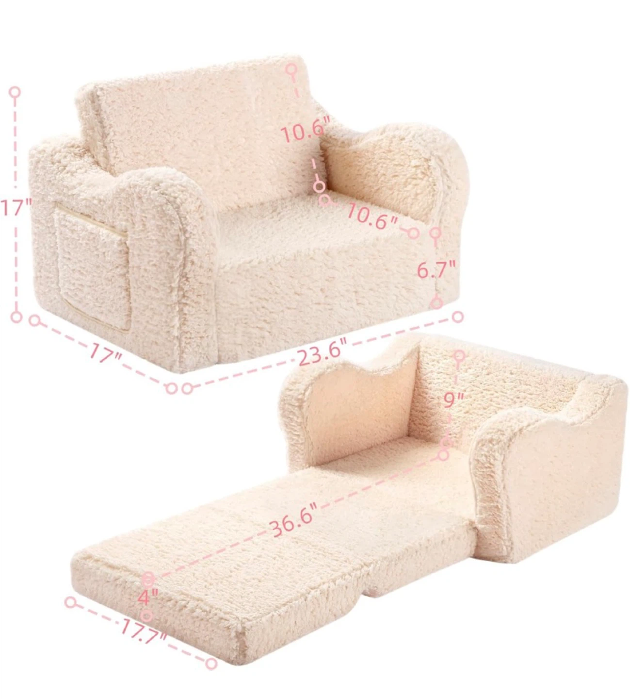New Kids 2 in 1 Pull Out Sofa - photo 2