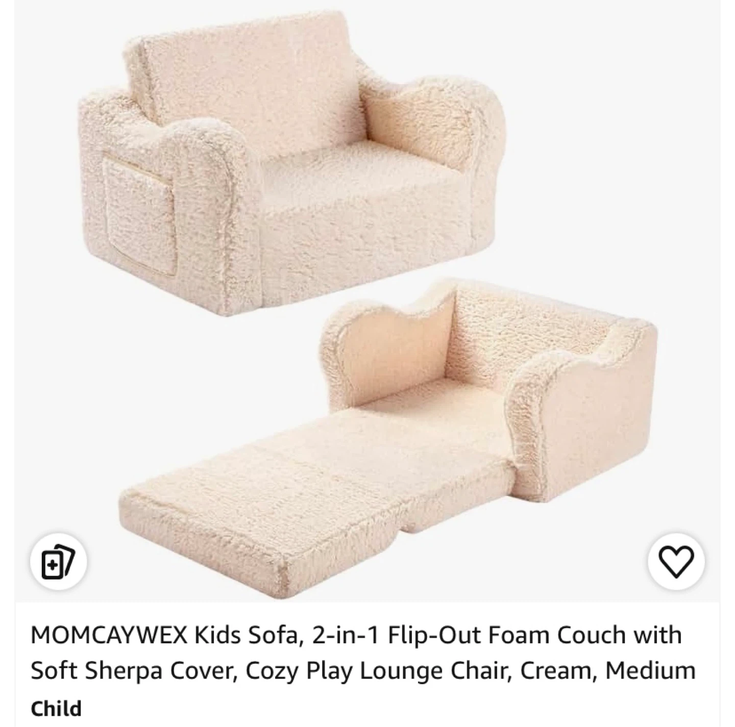 New Kids 2 in 1 Pull Out Sofa