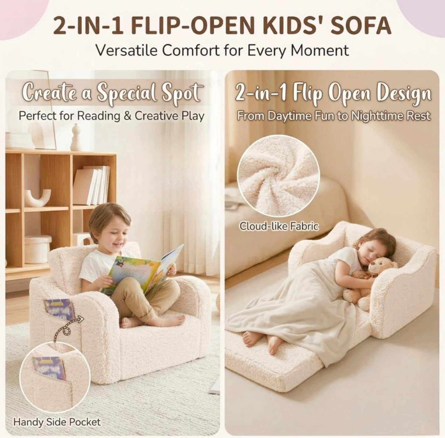 New Kids 2 in 1 Pull Out Sofa - photo 4
