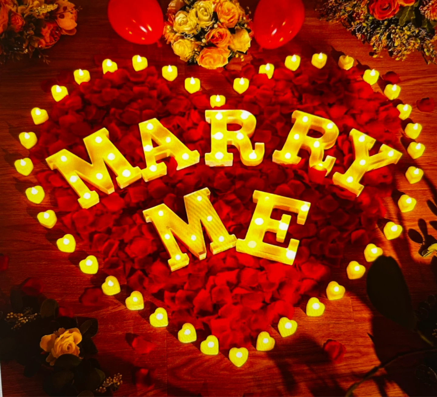 7-Piece Marry Me Marquee LED Lights - photo 5