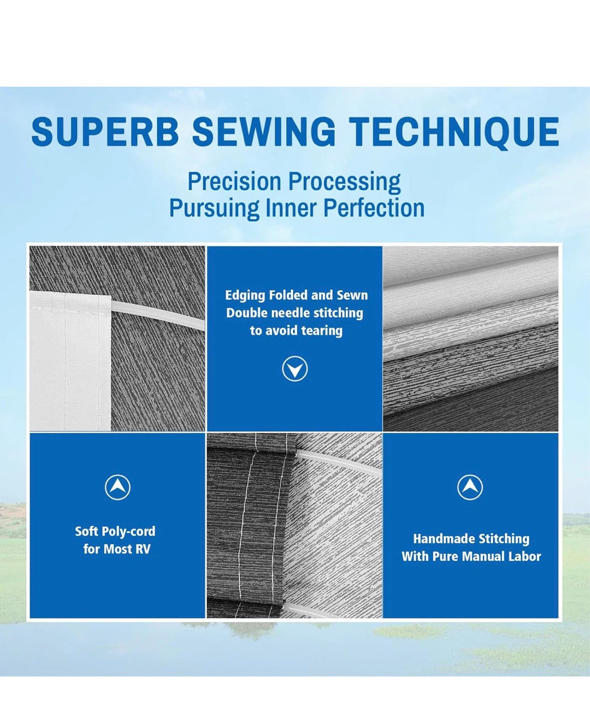 Dulepax RV Awning Fabric Replacement - 9ft Awning, 20'2" Fabric - photo 3