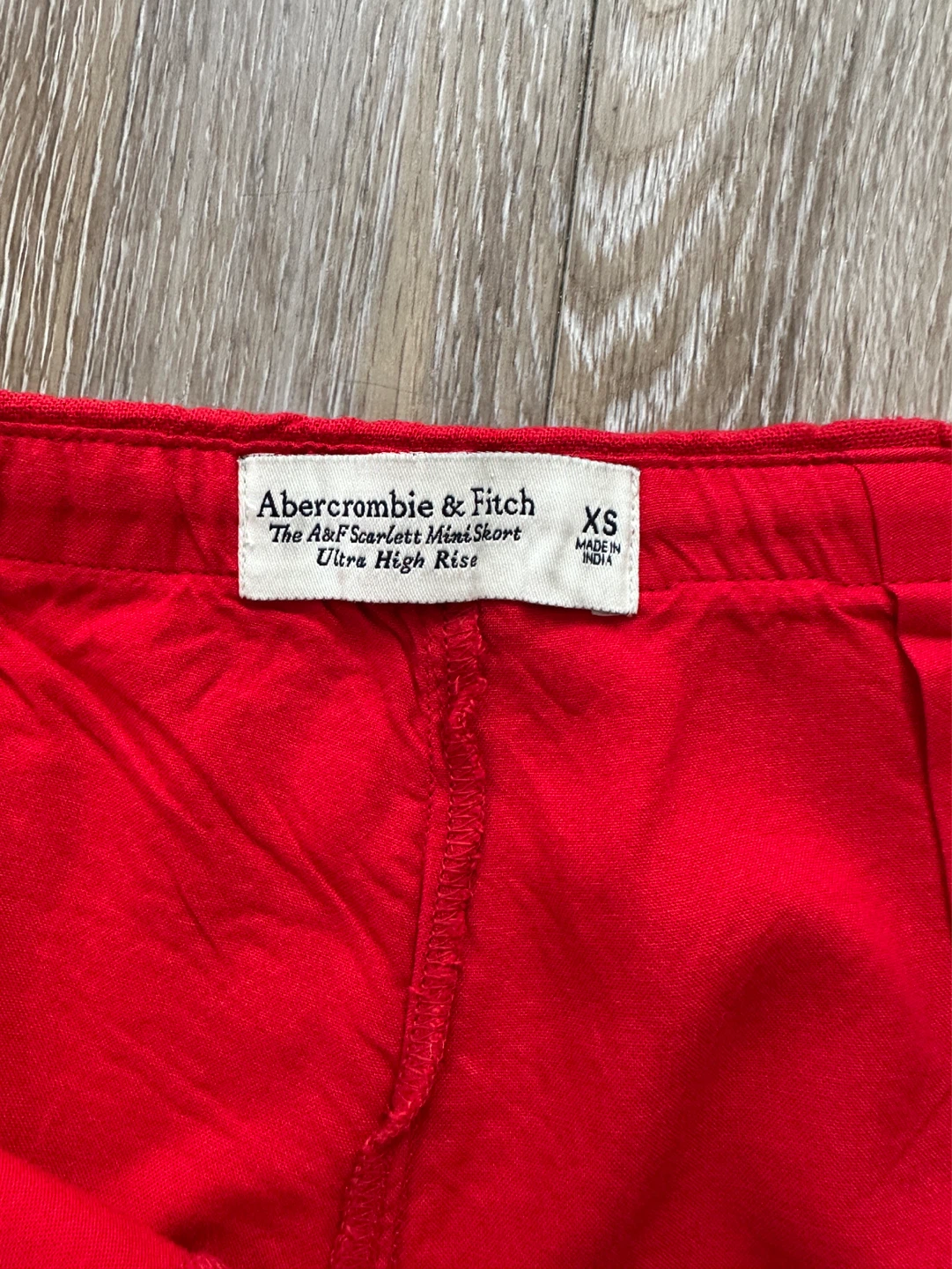 Abercrombie & Fitch Red A&F Scarlett Mini Skort  XS - photo 5