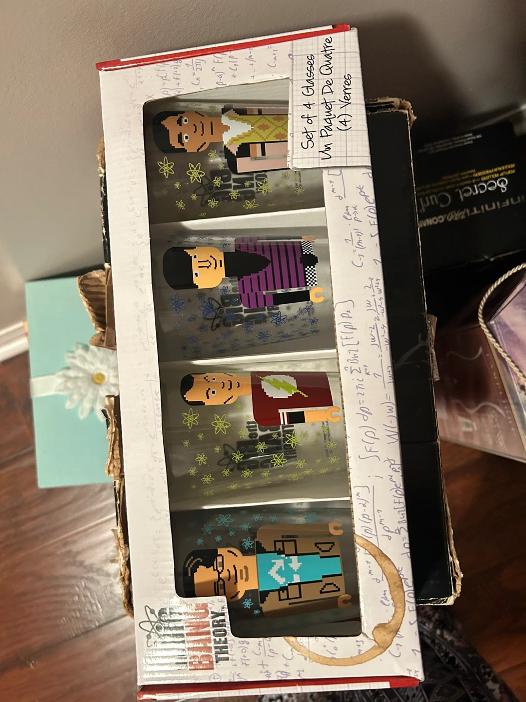 The Big Bang Theory Set of 4 Glasses