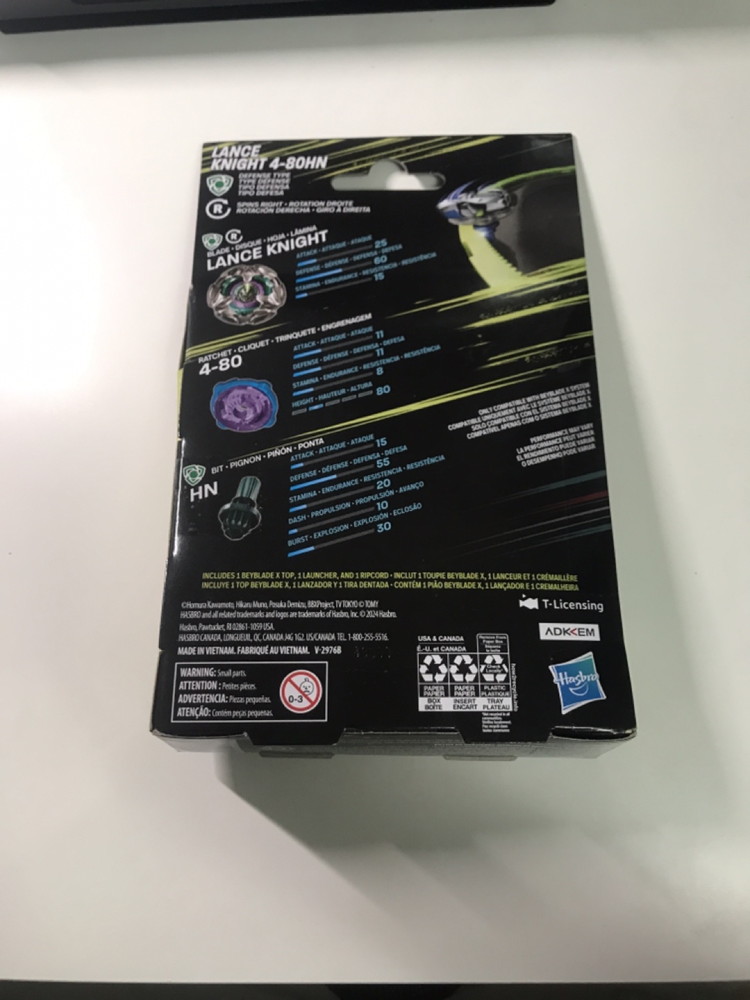 Brand new Beyblade X Lance Knight 4-80HN - photo 2
