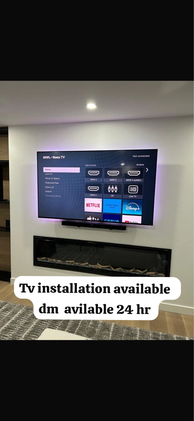 Tv mount installation professional 24 hr available