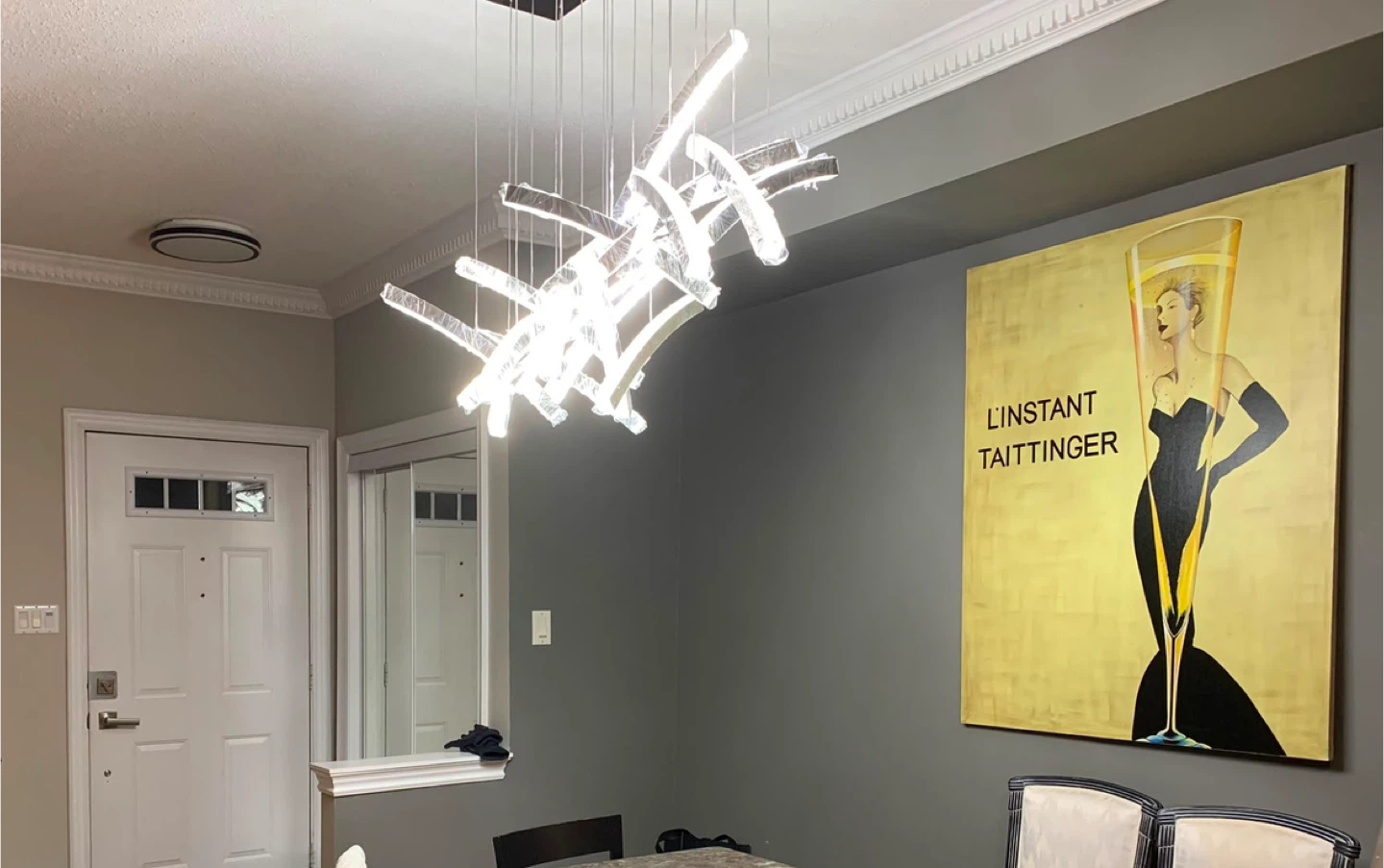 Modern LED Chandelier Pendant Light Fixture - photo 2