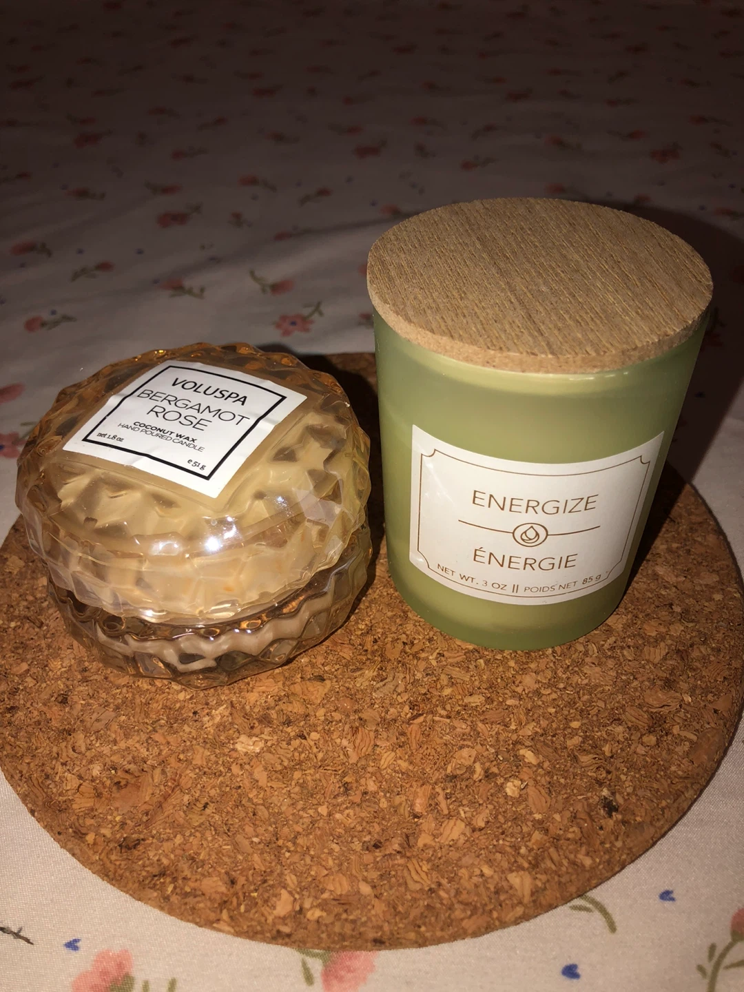 Beautiful scented candles