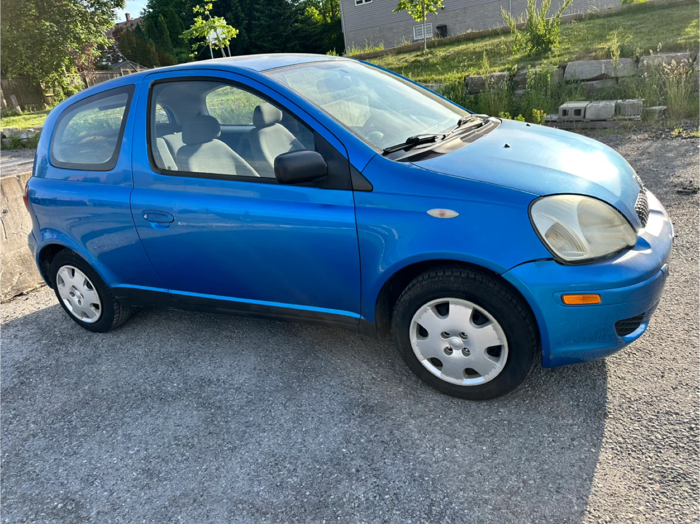 Blue Toyota Echo Hatchback - photo 4