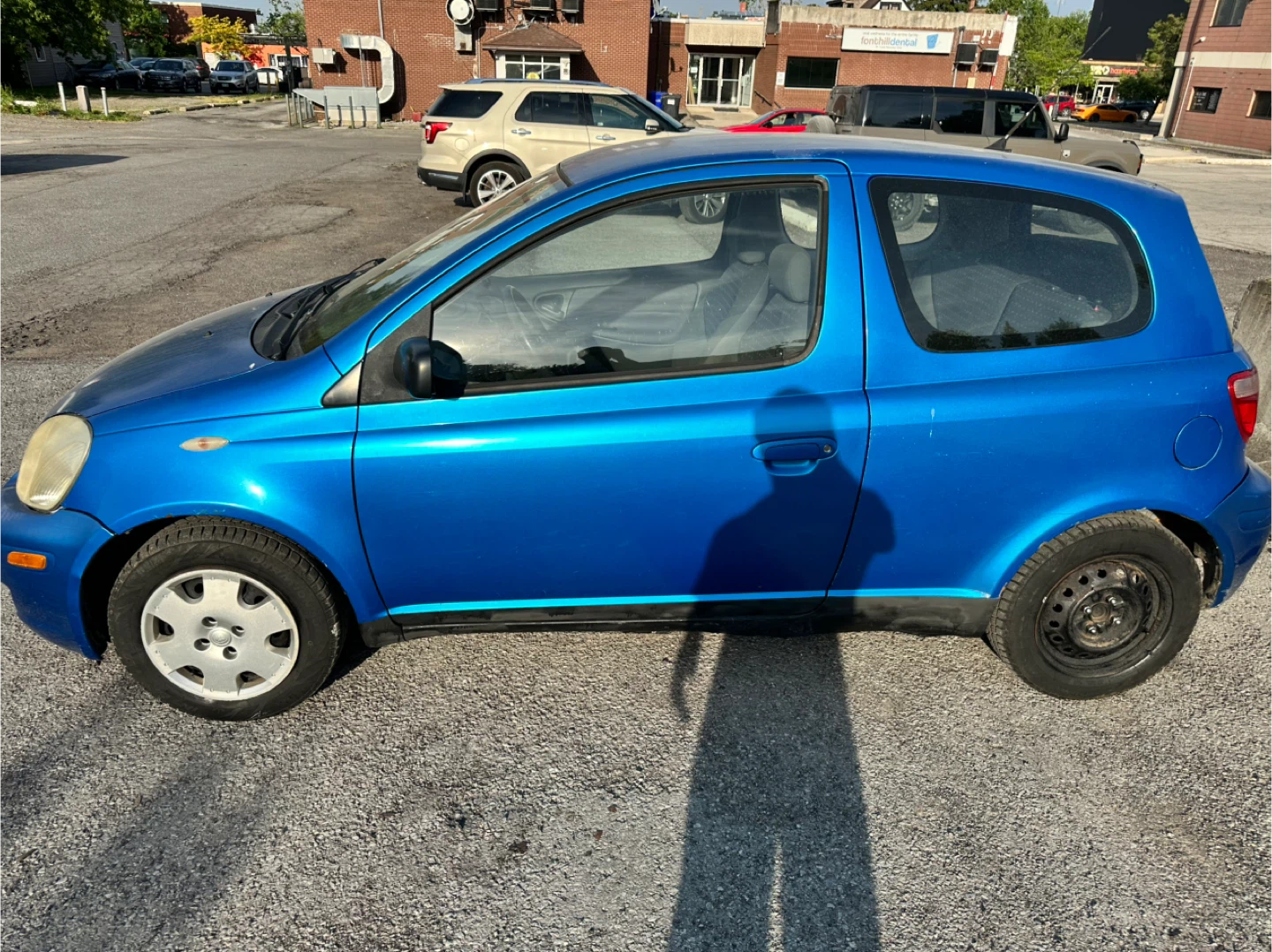 Blue Toyota Echo Hatchback - photo 2