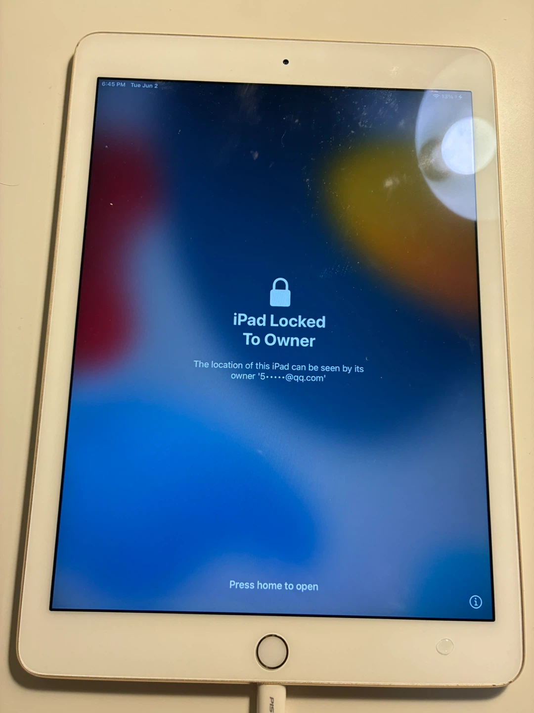 iPad Air 2 – Activation Locked – Excellent Condition - for parts - photo 3