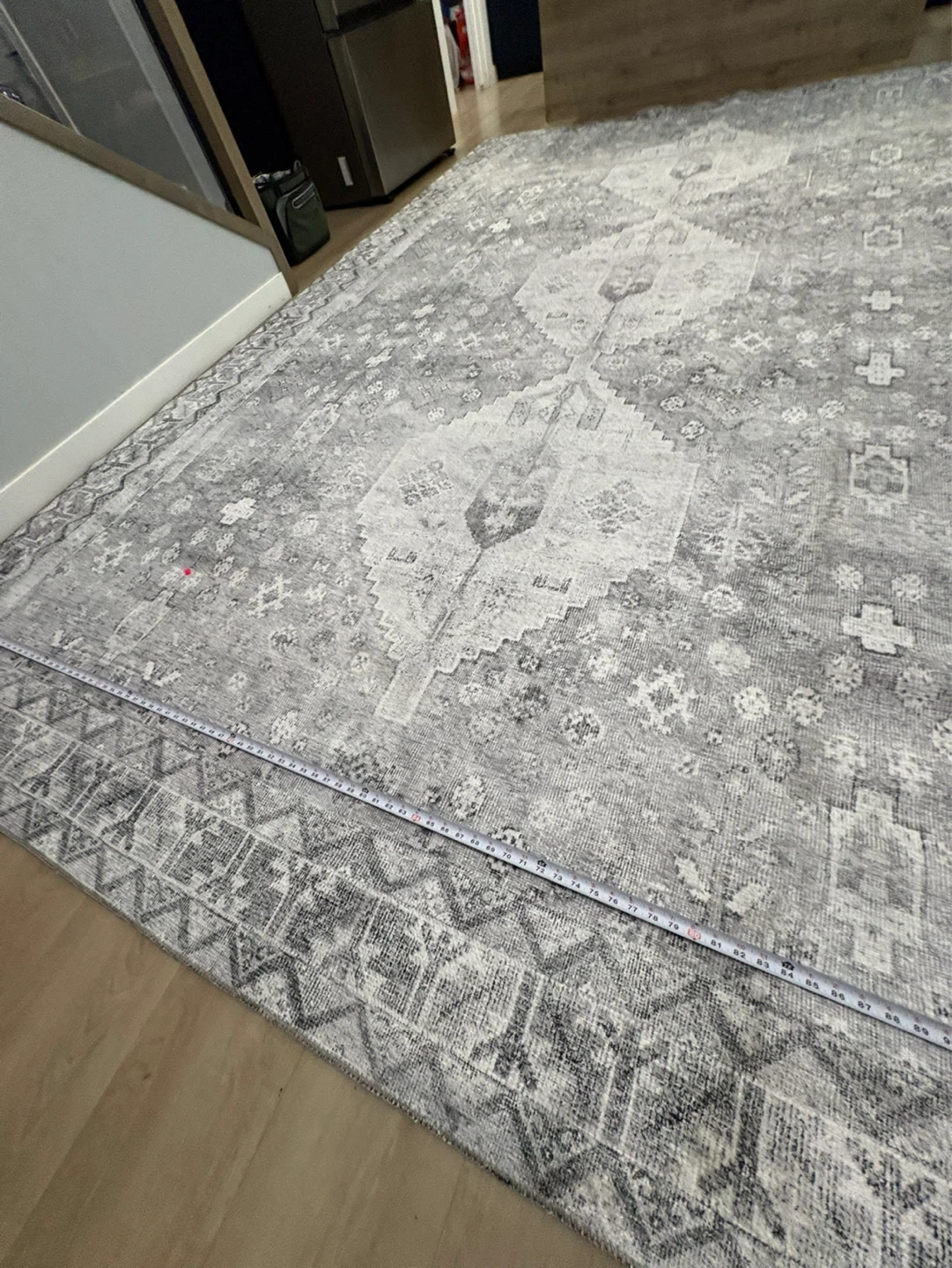 Grey Vintage Style Area Rug - photo 2