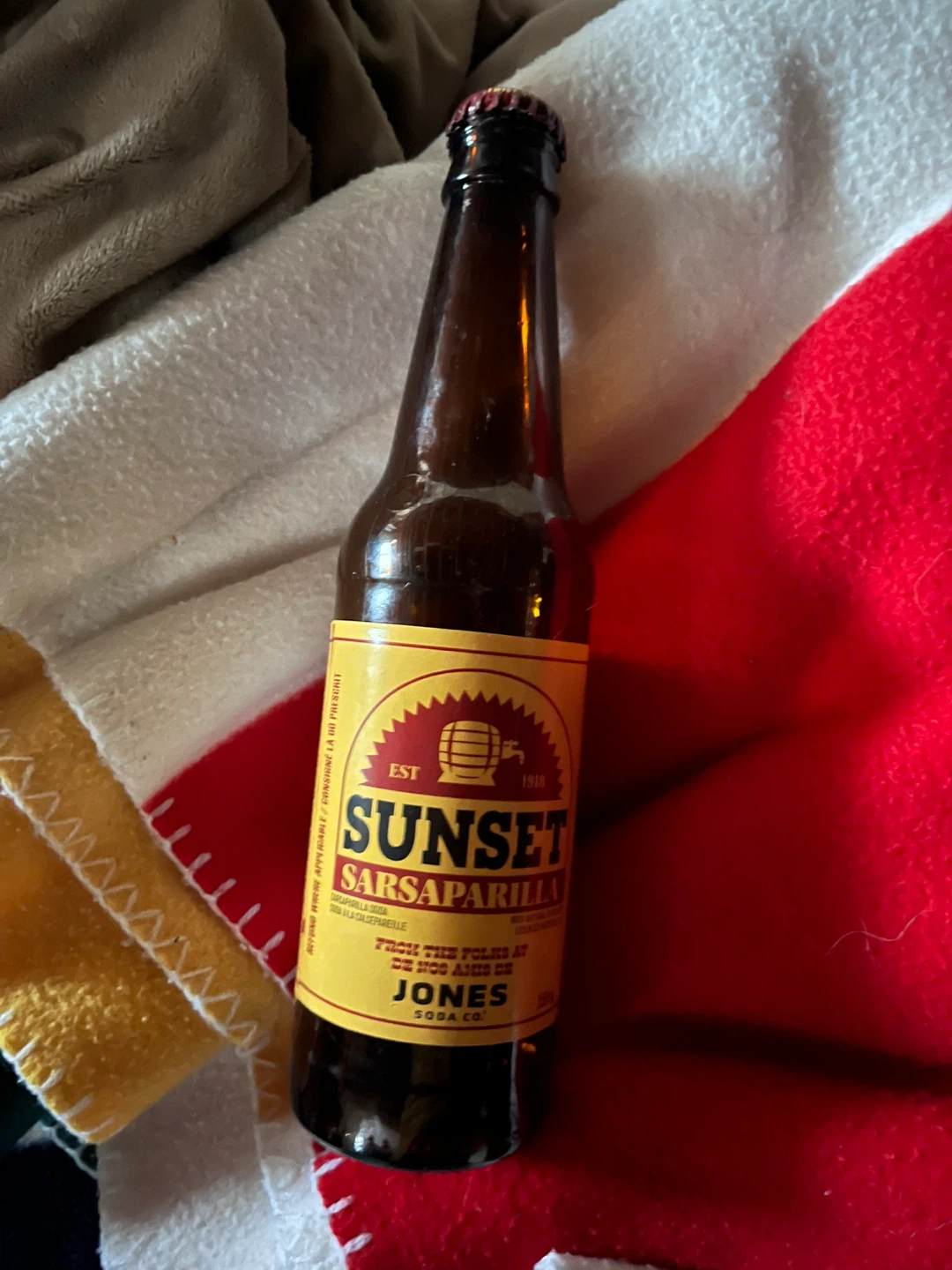 Jones Sunset Sarsaparilla Soda