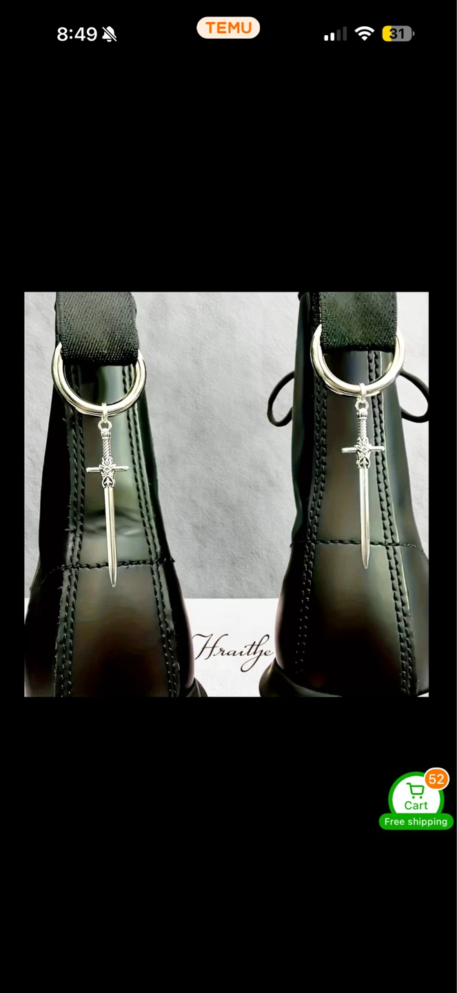 Sword Charm Boot Charms - Set of 2 - photo 4