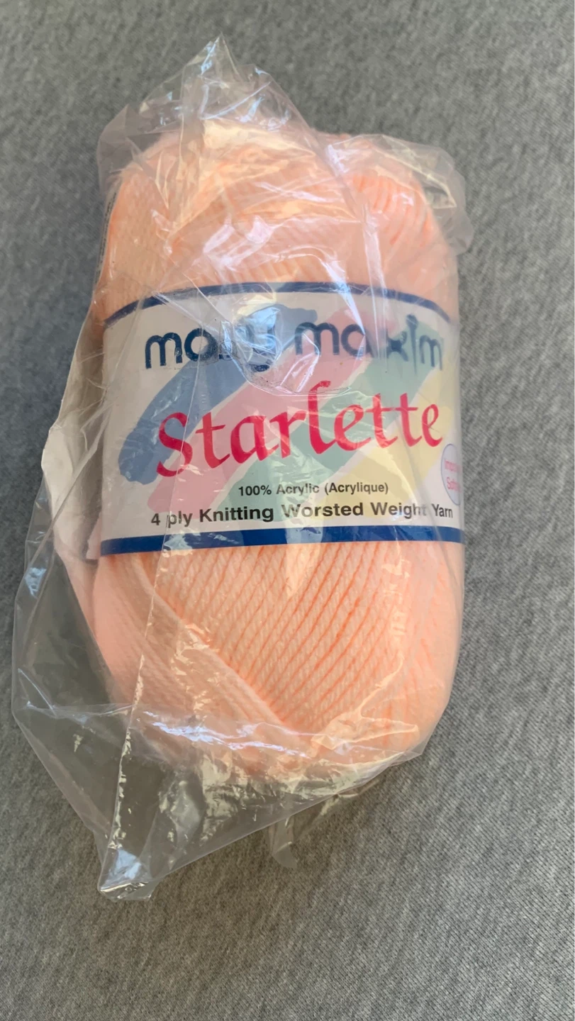 Mary Maxim Starlette 4 ply Knitting Worsted Weight Yarn