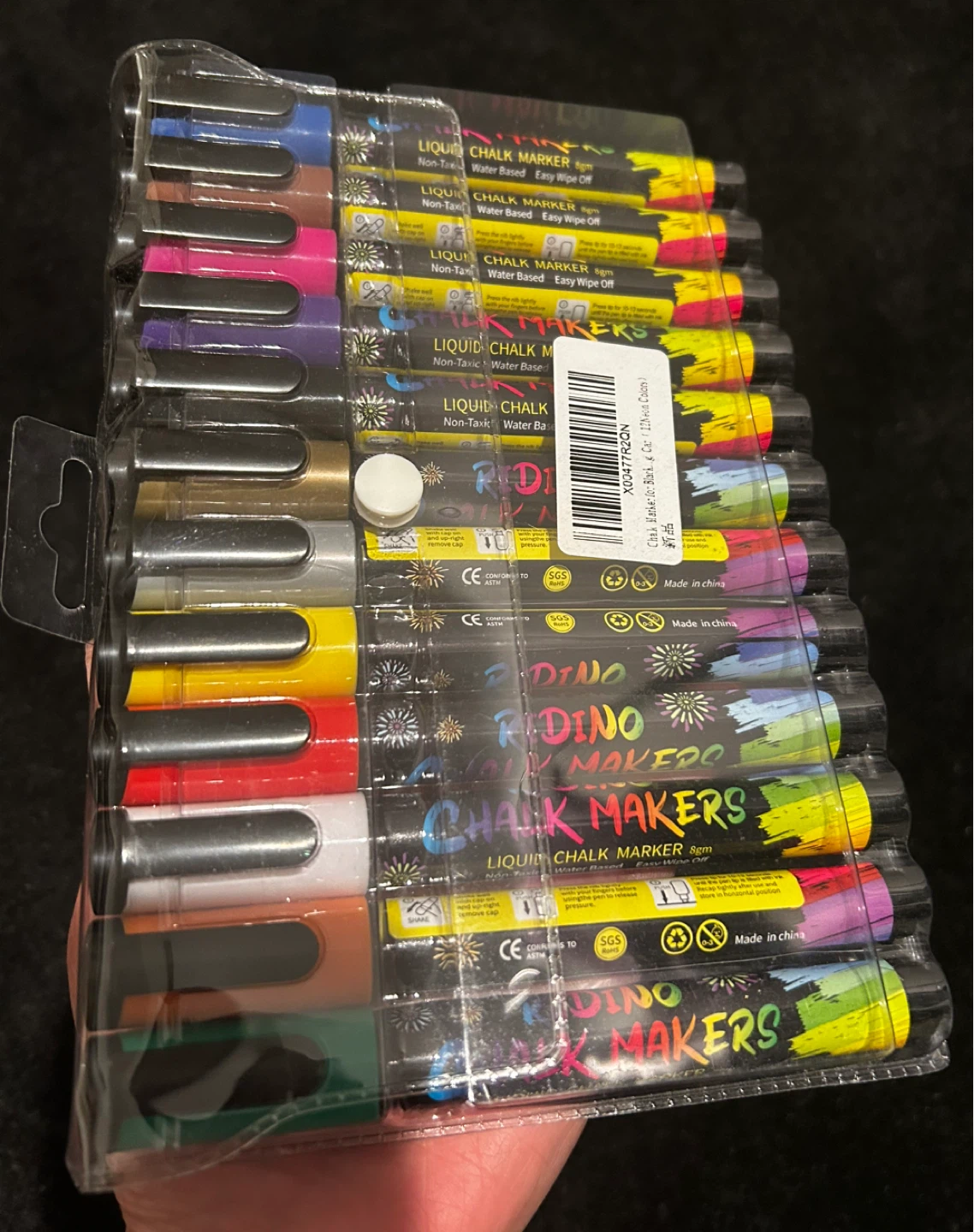 Liquid Chalk Markers - Set of 12