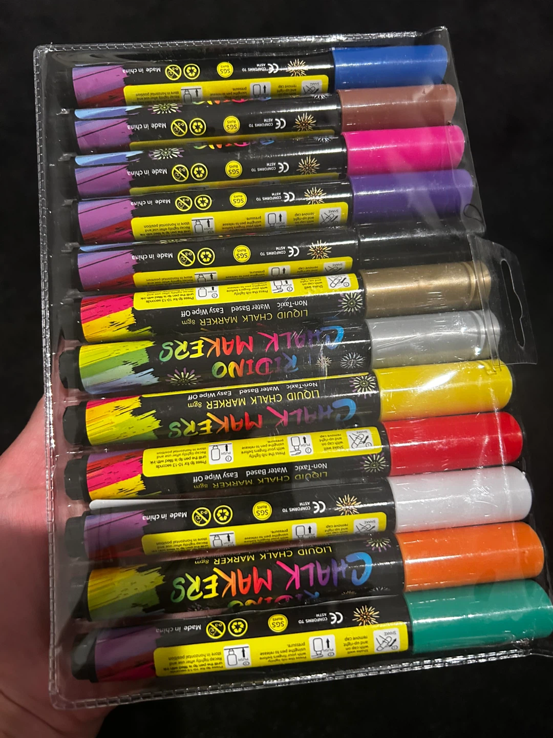 Liquid Chalk Markers - Set of 12 - photo 2