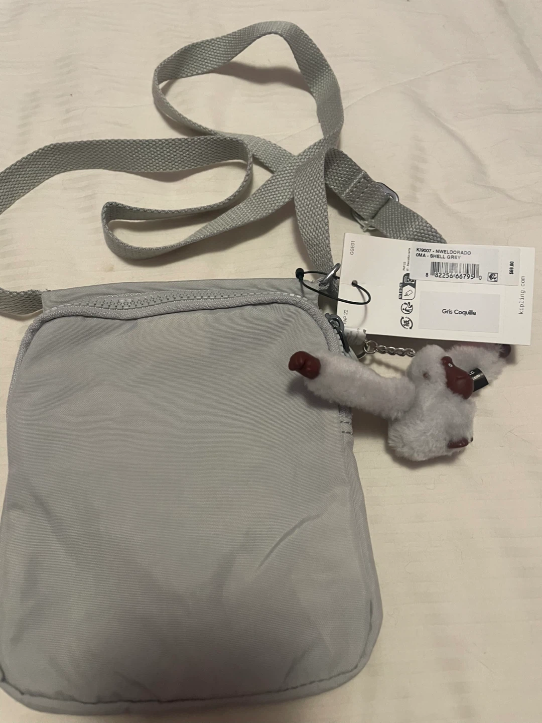 Kipling Crossbody Bag - Grey - photo 3